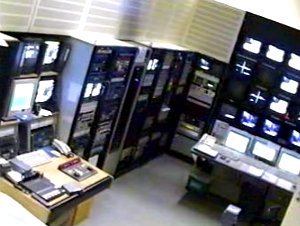 Bild der Überwachungskamera in der BTV4U-Sendeabwicklung