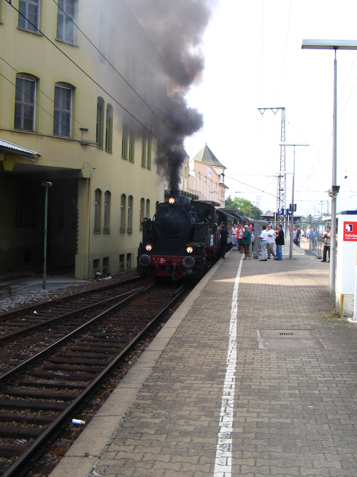 Lok 16 des GES eV im Bahnhof Ludwigsburg (Foto)