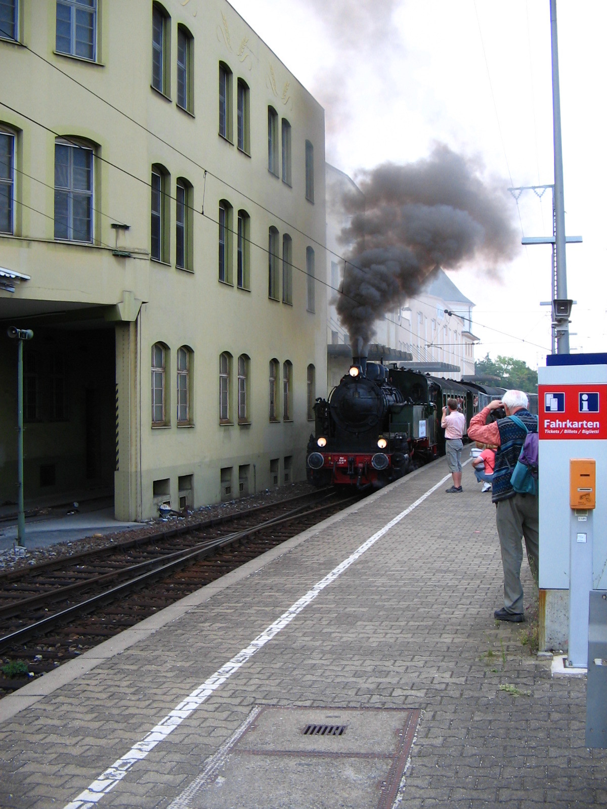 Lok 16 des GES eV im Bahnhof Ludwigsburg (Foto)