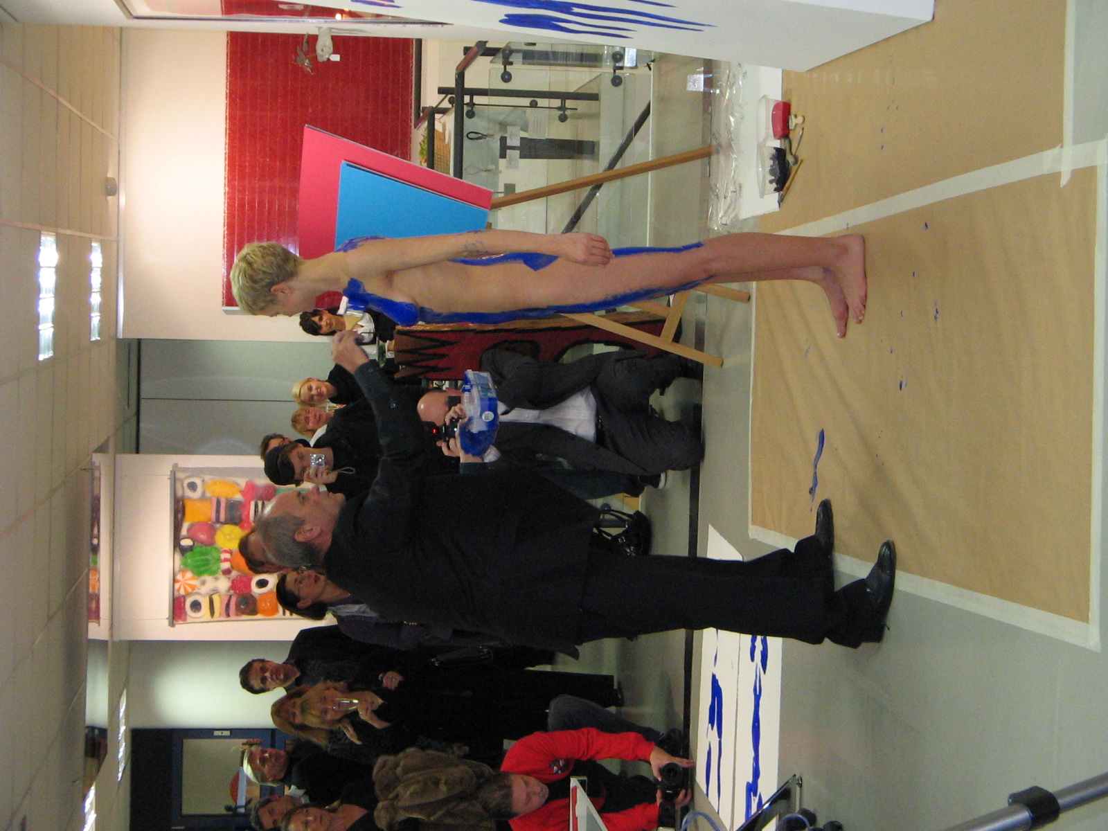 Bodyactionpainting mit Susanne (Foto)