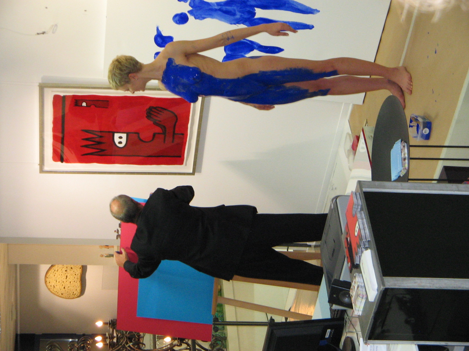 Bodyactionpainting mit Susanne (Foto)