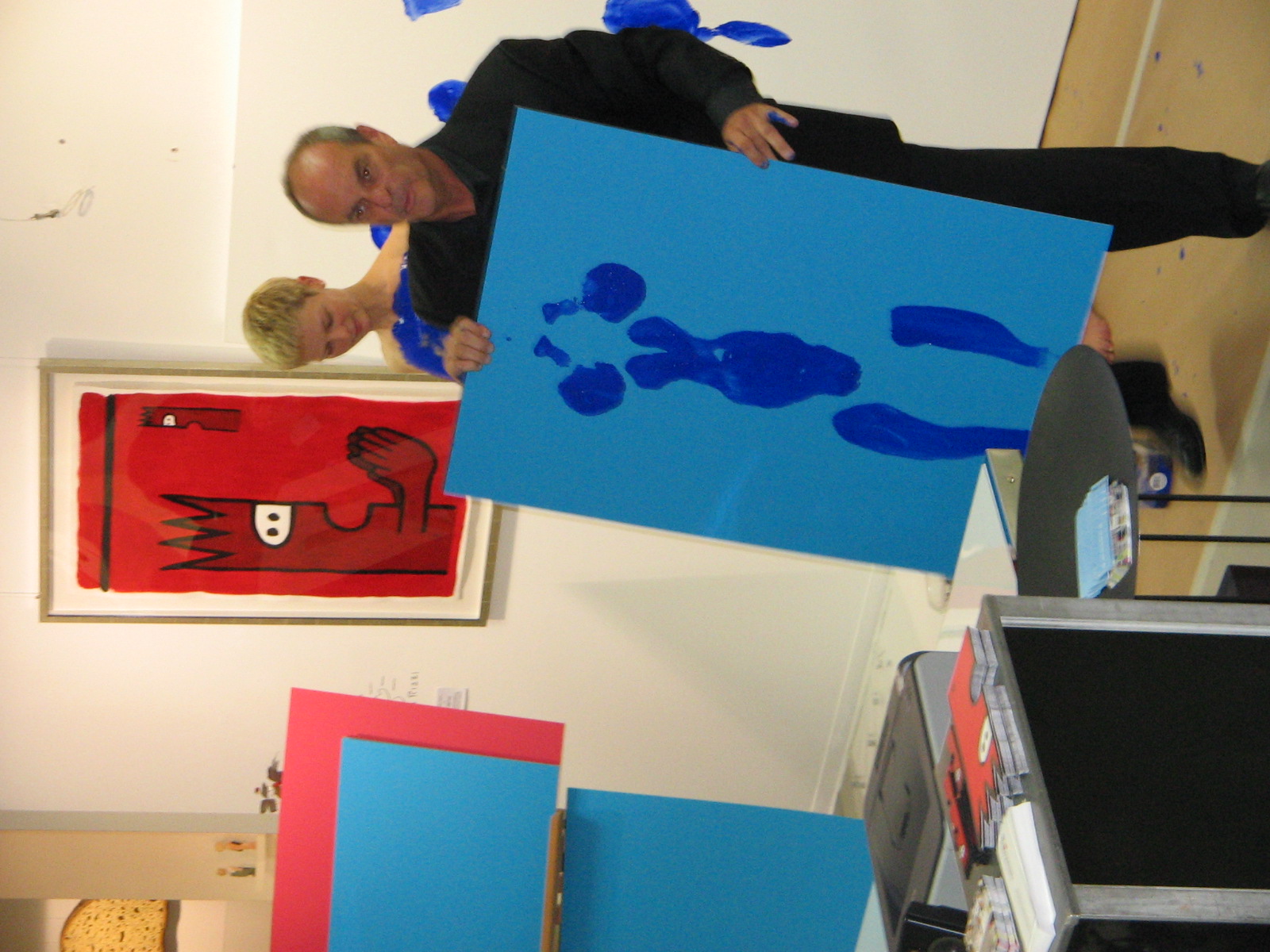 Bodyactionpainting mit Susanne (Foto)