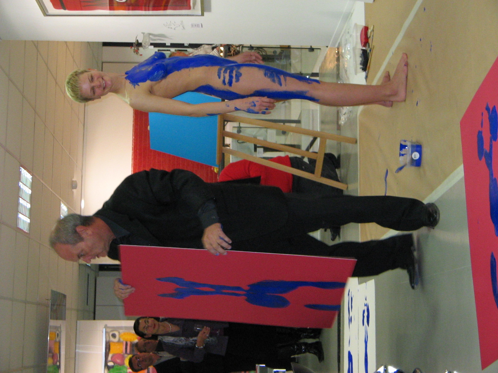 Bodyactionpainting mit Susanne (Foto)