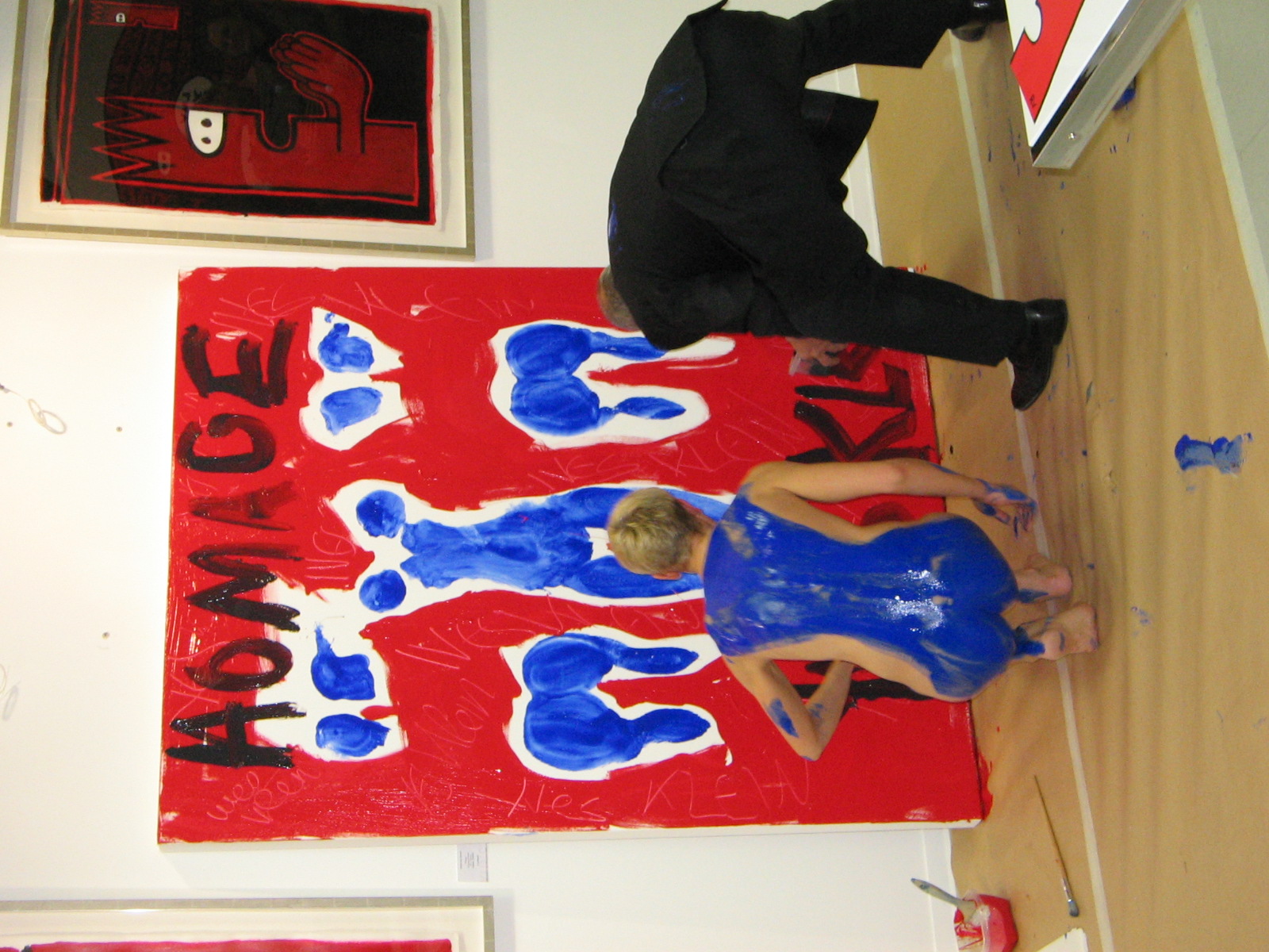 Bodyactionpainting mit Susanne (Foto)