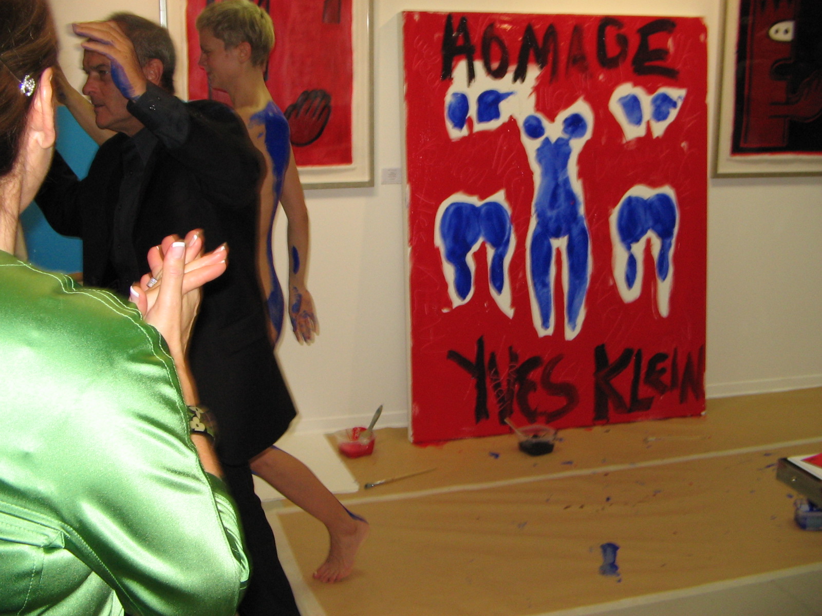 Bodyactionpainting mit Susanne (Foto)