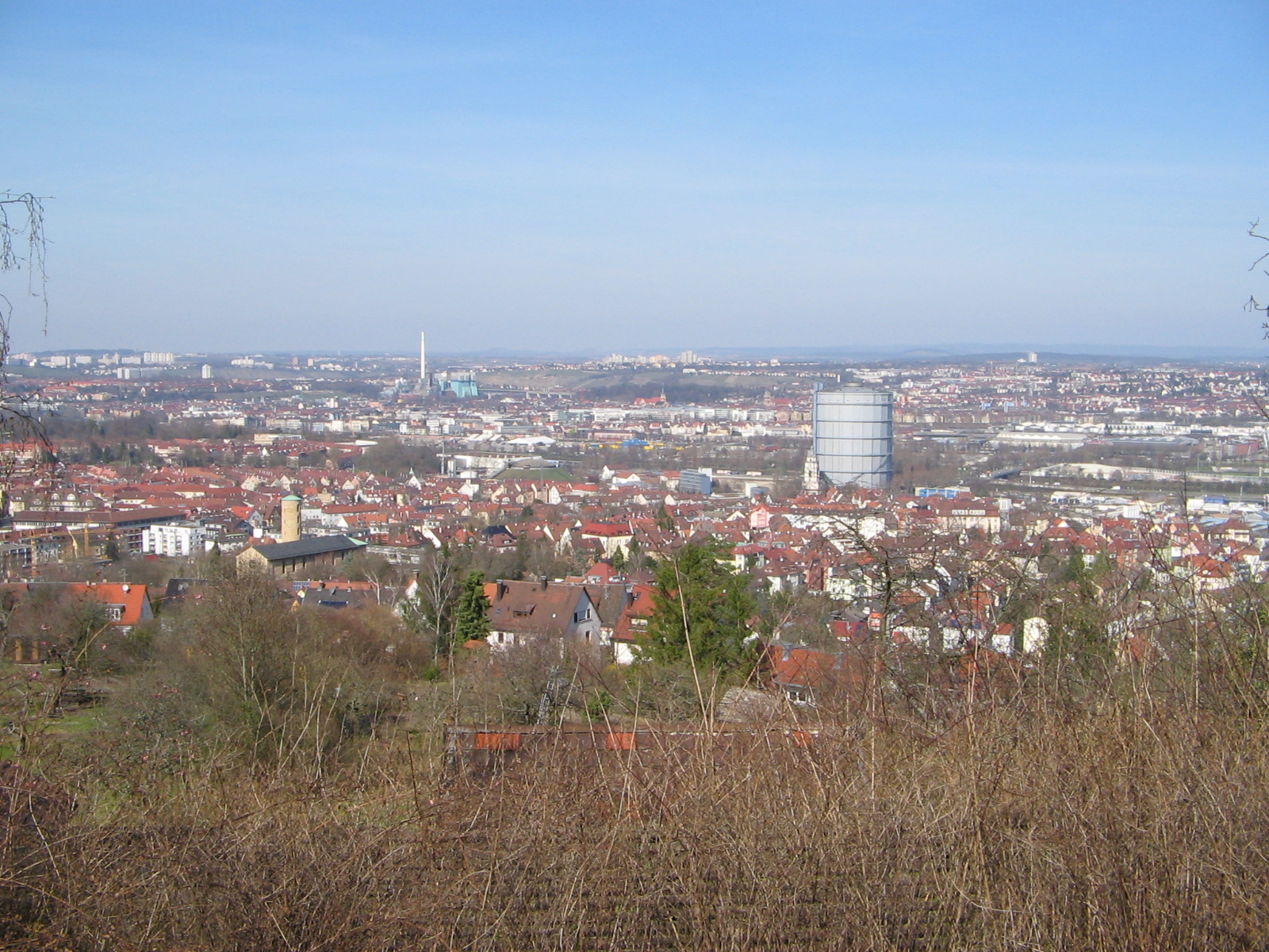 Blick von Auf der Heide in Stuttgart-Gaisburg (Foto)