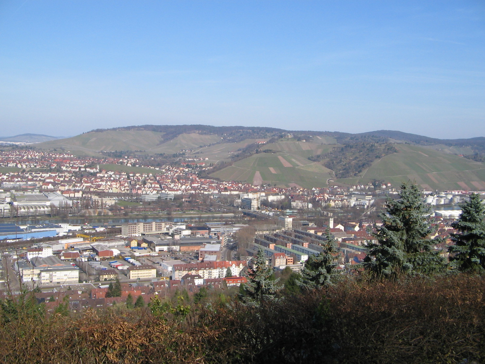 Blick von der Aussichtsplattform Schillerlinde in Stuttgart-Wangen (Foto)